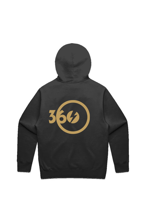 MENS RELAX HOOD GOLD LOGO