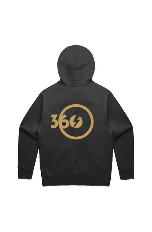 MENS RELAX HOOD GOLD LOGO