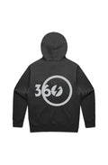 MENS RELAX HOOD GRAY LOGO